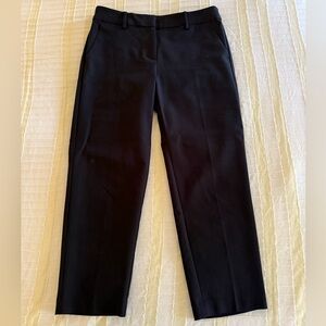 Loft Cropped Black Trousers
